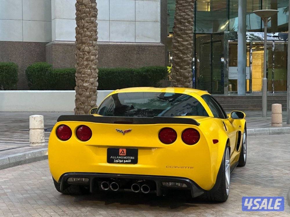 كورفيتZO6 موديل2007 عداد72الف وارد اليابان بحاله نادره2