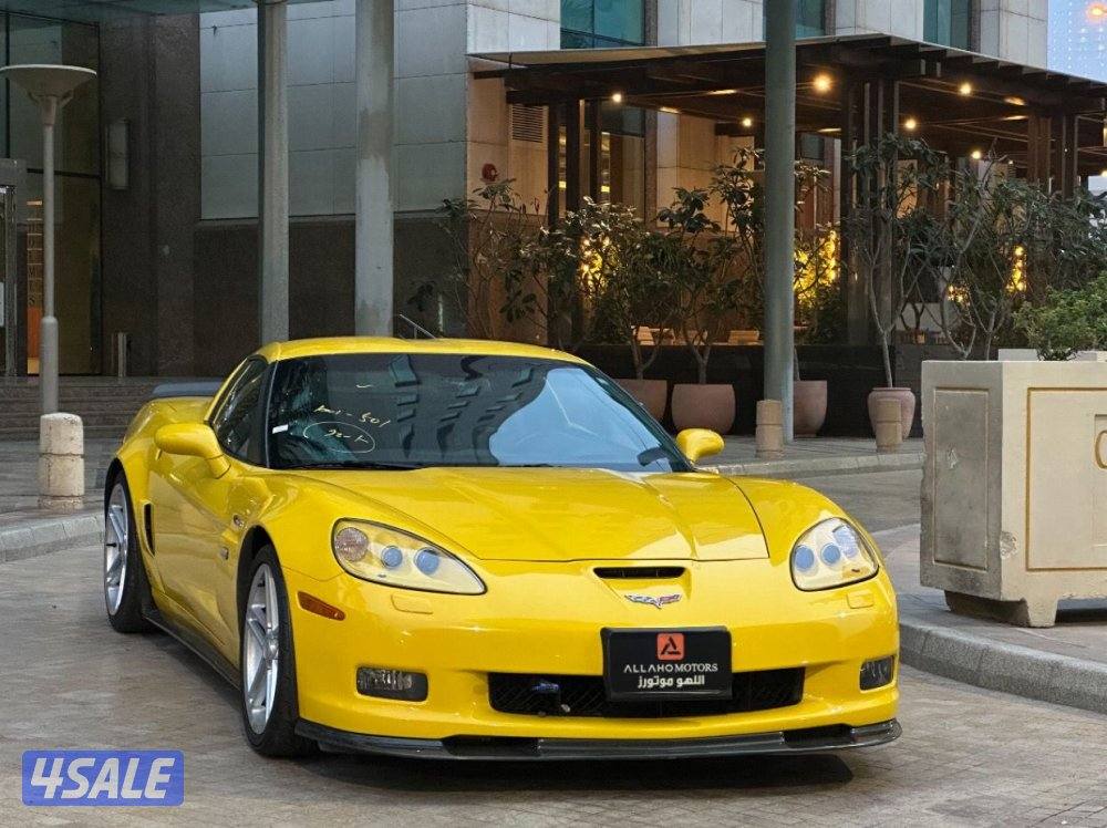 كورفيتZO6 موديل2007 عداد72الف وارد اليابان بحاله نادره1