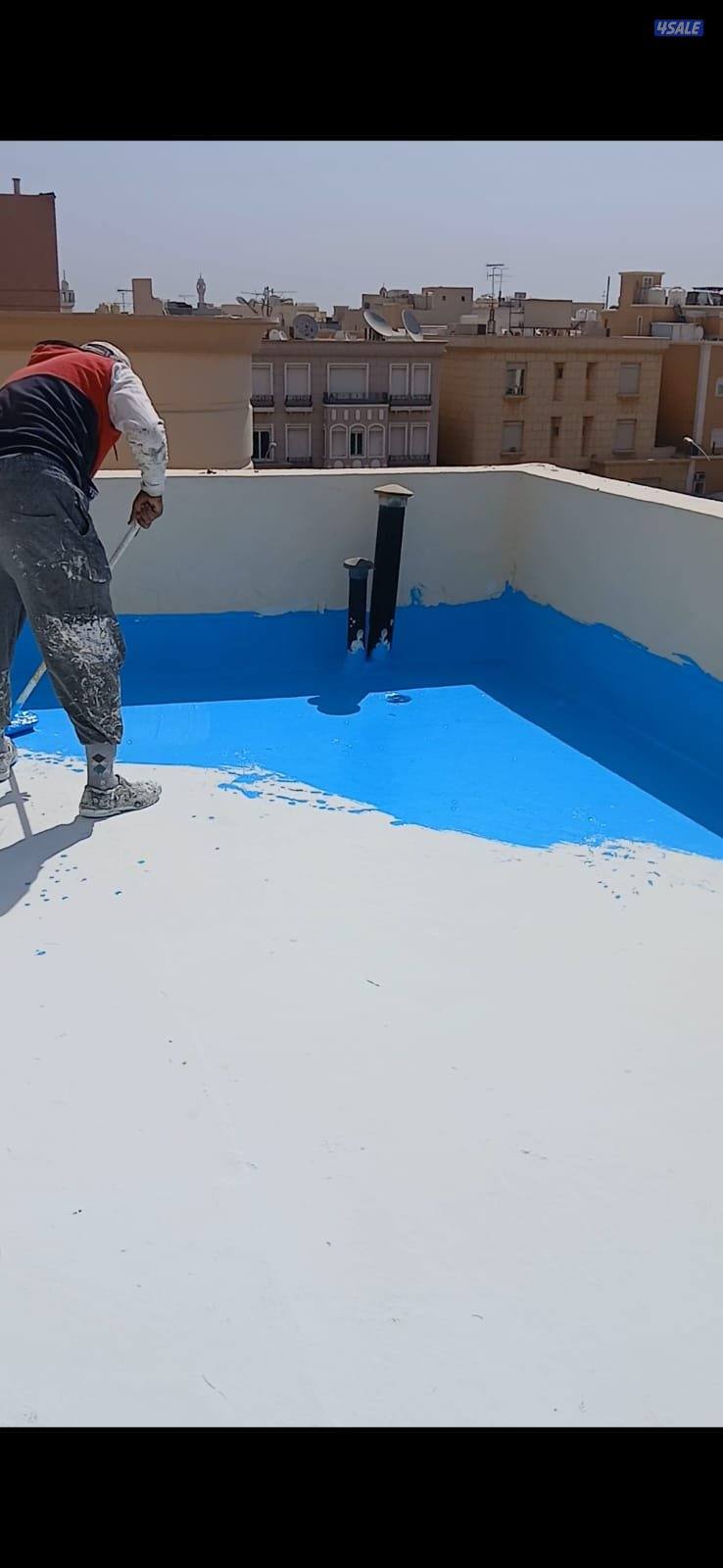 عمل جميع انواع العزل والسكريت للقسائم والمنشئآت الجديدة والقديمه2