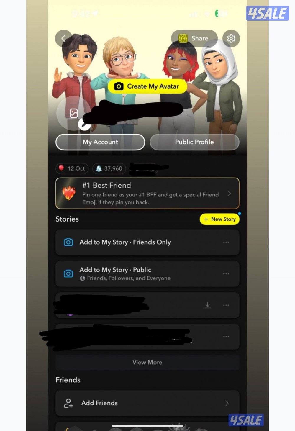 للبيع حساب سناب شات الحساب قوي الي له خاطر ( على السوم )1