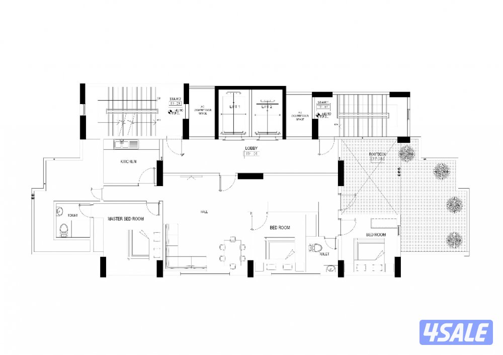 دور للإيجار شقة روف في منطقة صباح السالم قطعة 2 - مخصصة للعائلات8