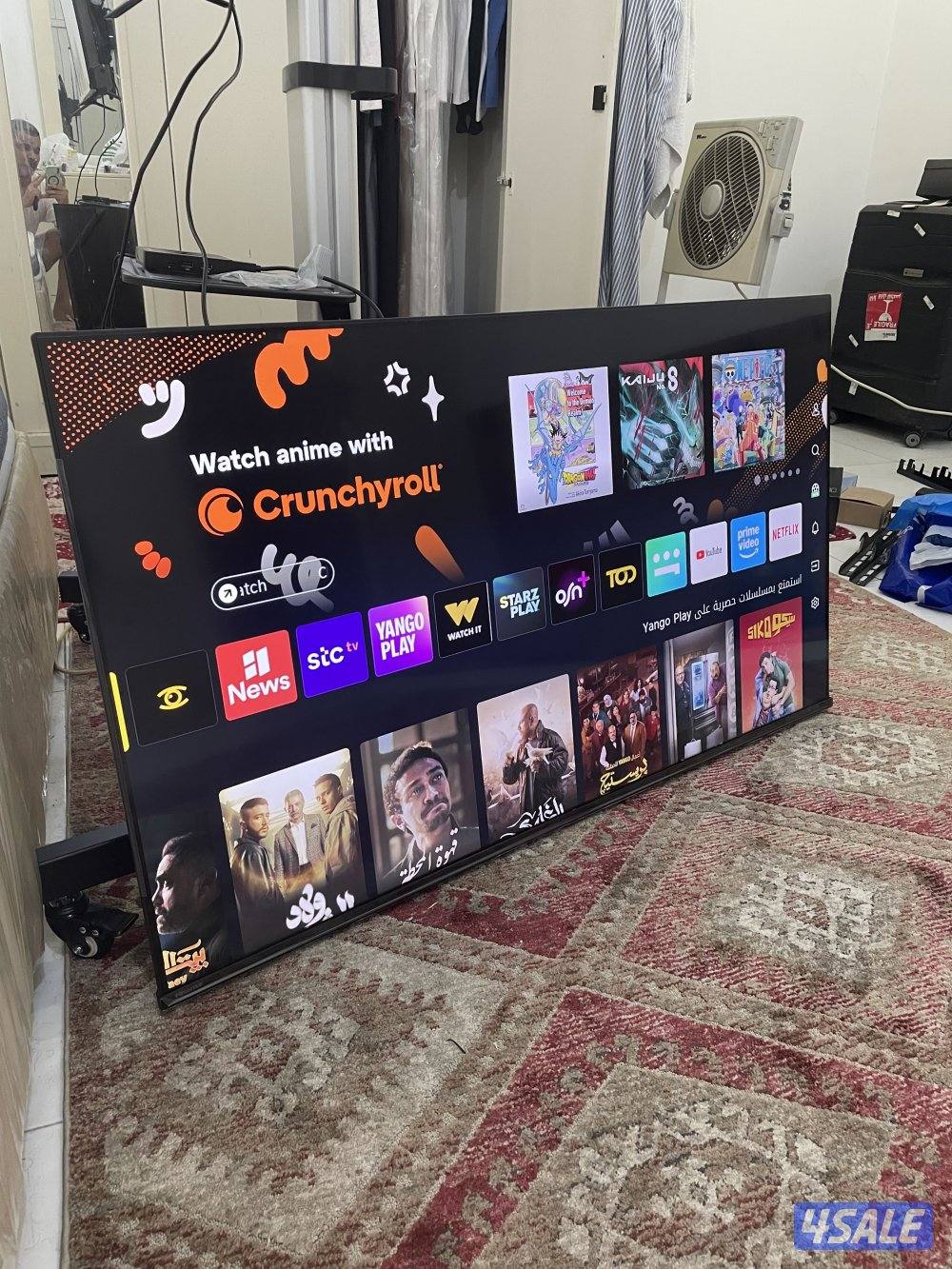 للبيع تلفزيون QLED هايسنس 50 بوصه 2025 اعلي مواصفات متوفر توصيل0