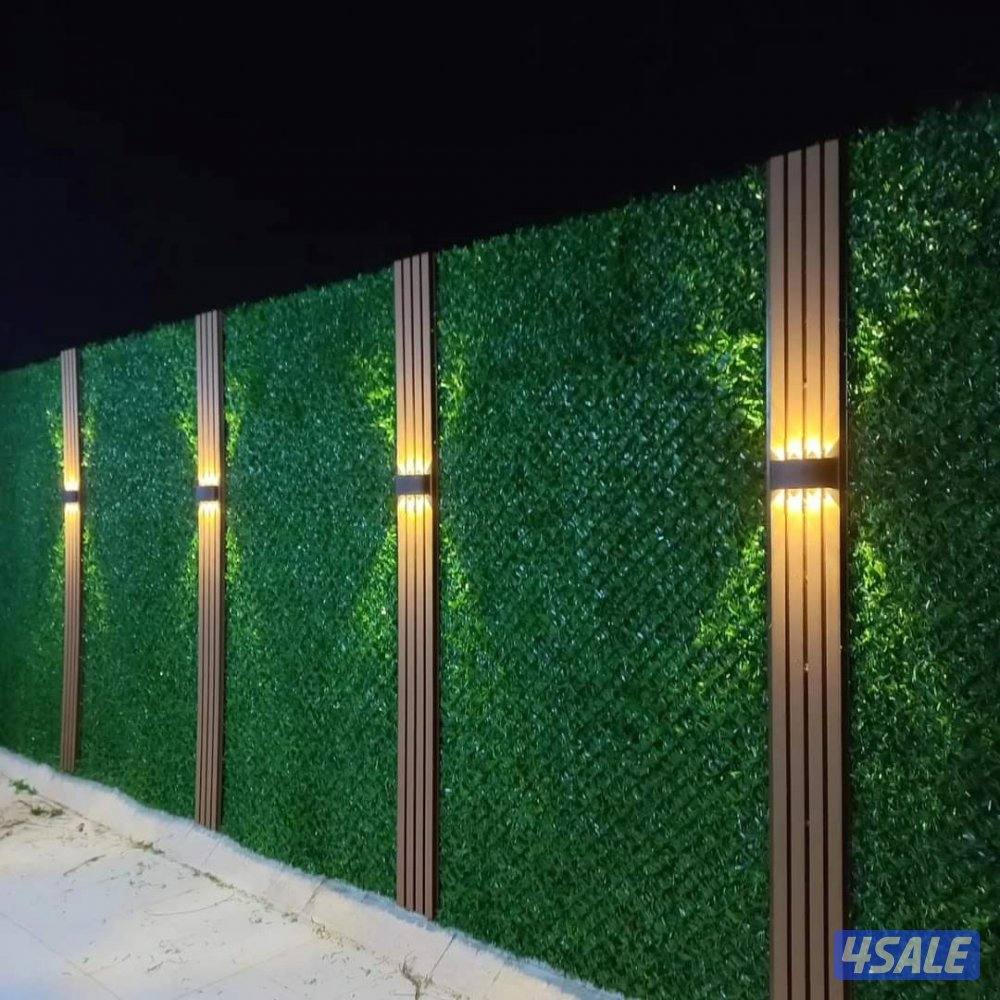 تركيب سياج ودزينات 3Dثيل صناعى وطبيعى بلاط ورصيف رخام9