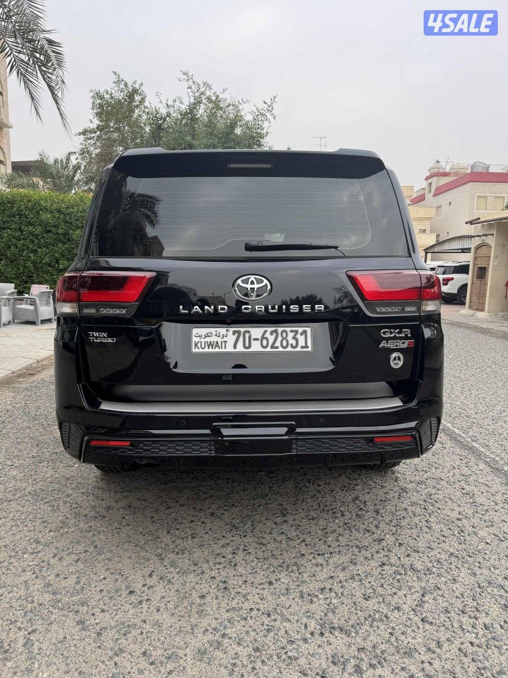 لاندكروز 2023 aero S توين تيربو اللون اسود ماشي 53 الف وارد الساير0