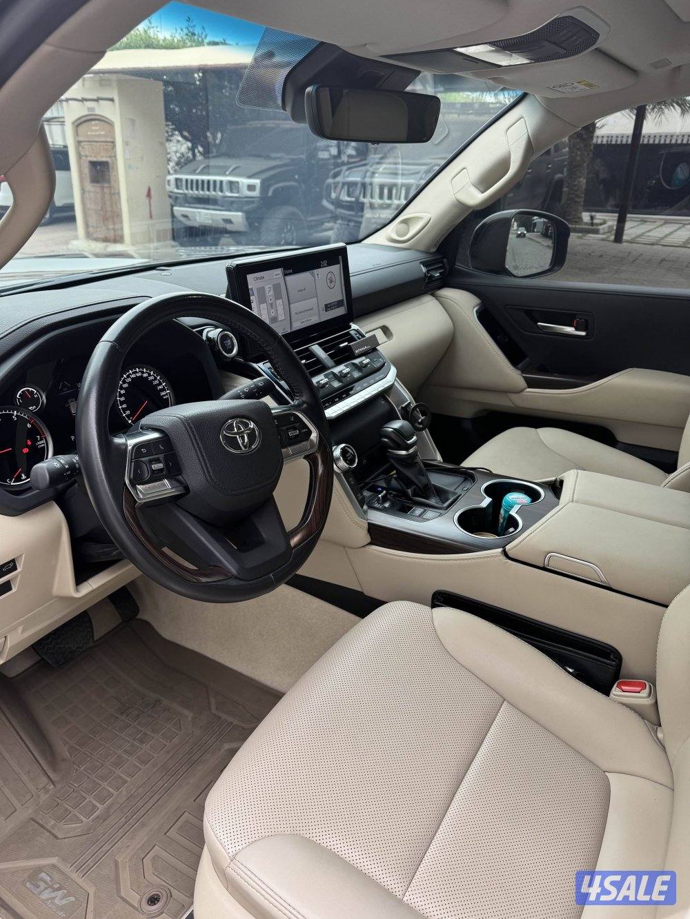 لاندكروز 2023 aero S توين تيربو اللون اسود ماشي 53 الف وارد الساير3