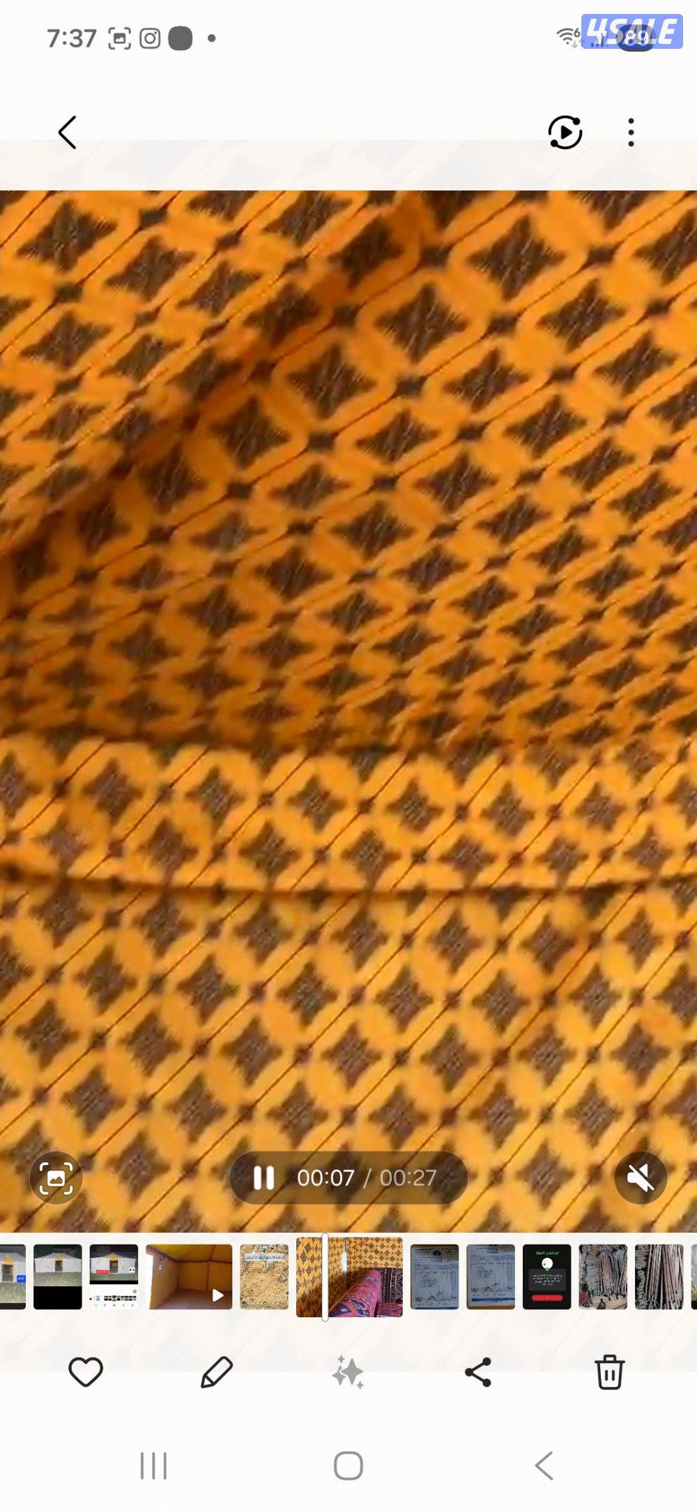 للبيع جديد خيام مشمع باكستانى فى خيام حصن الفارس للخيام15