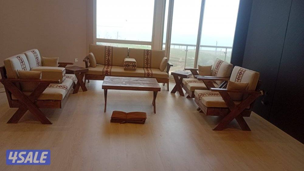 كراسي حديد اطقم خشب سعودية ♦️🇰🇼12