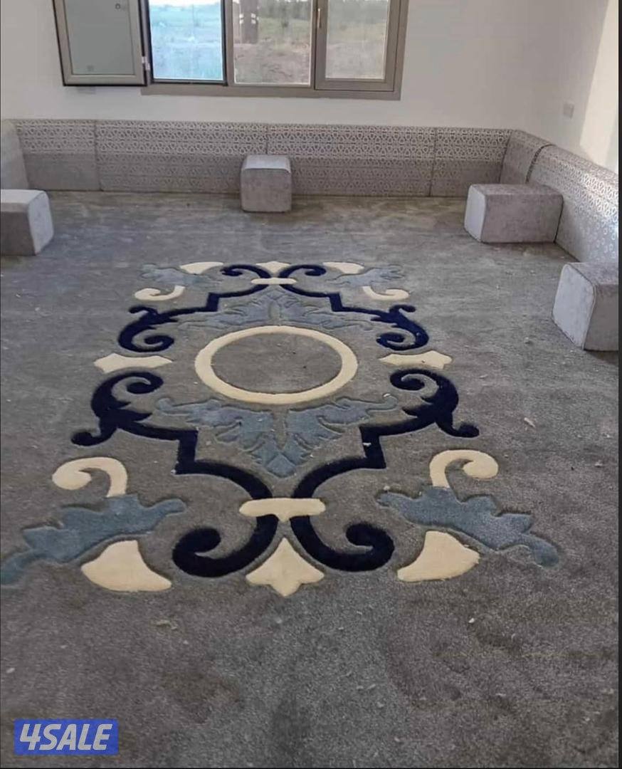 كل ما يخص الديوانيات لدينا سجاد مساند بغل وسعودي نقشات حفر يدوي سجاد6