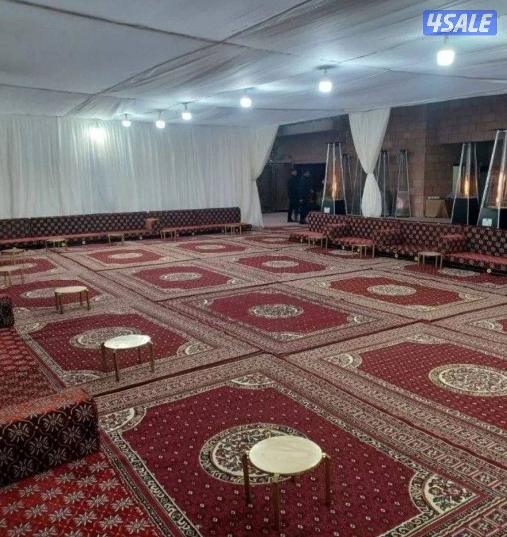 خيام عزاء بيت شعر تاجير كراسي وطاولات تاجير دفايات تسكير خدمات الضيافه0