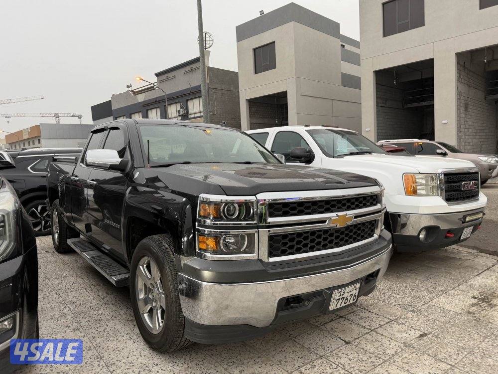 سلفرادو غماره ونص موديل 2014 عداد قليل سيرفس وكاله صبغ وكاله نظيف جدا1