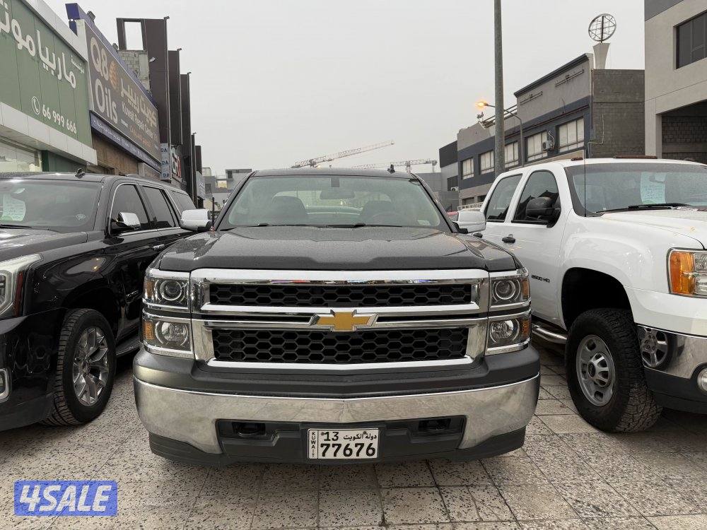 سلفرادو غماره ونص موديل 2014 عداد قليل سيرفس وكاله صبغ وكاله نظيف جدا2