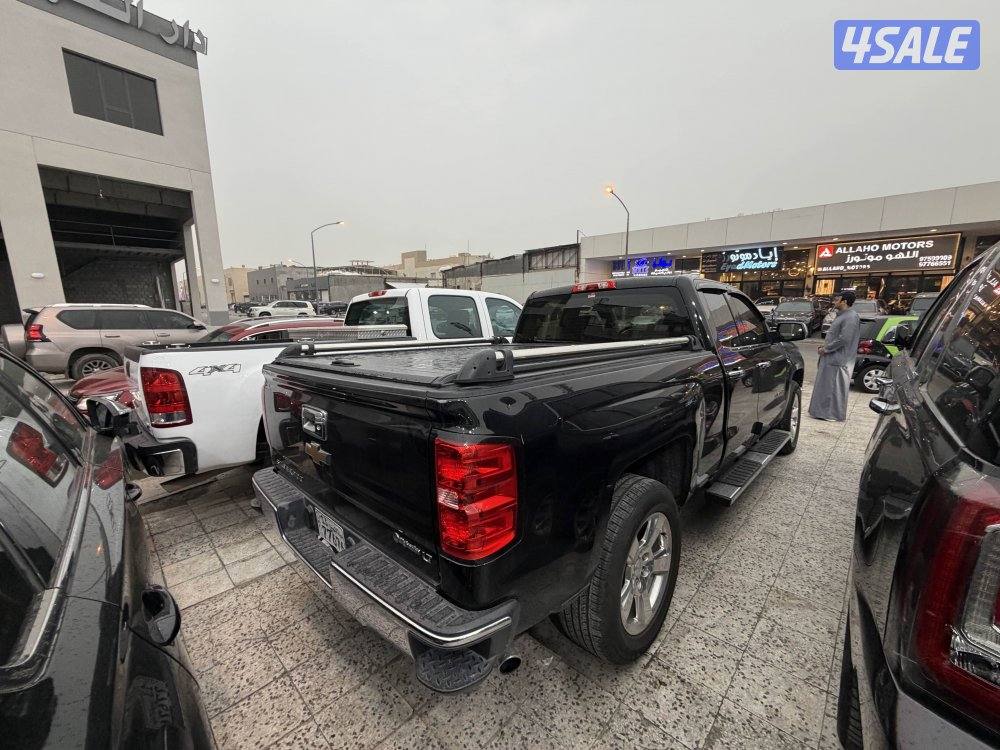 سلفرادو غماره ونص موديل 2014 عداد قليل سيرفس وكاله صبغ وكاله نظيف جدا3