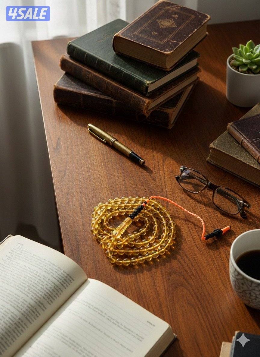 كهرب شفاف كلنغرادي 5.9 ملي 99 خرزه 14 قرام2