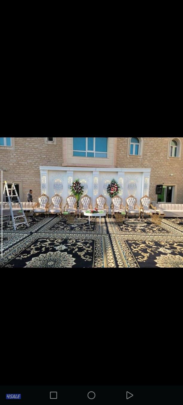 تأجير كراسي وطولاط تاجير غنفات أمريكي وكنب مطروق خدمة قهوجيه ضيافه3