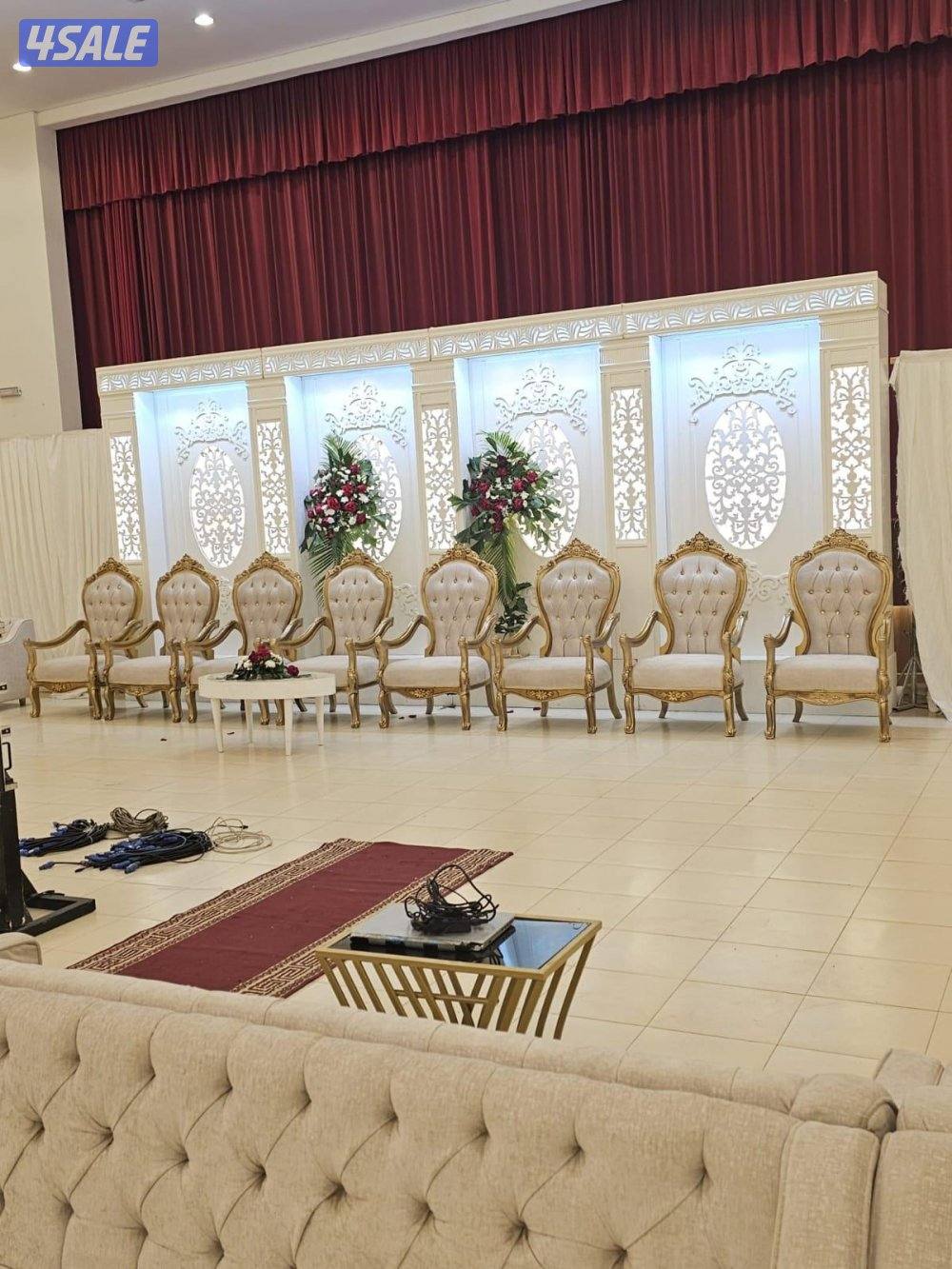 تجهيزحفلات🇰🇼🏃🏻‍♀🏃🏻‍♀تاجير كراسي🎗طاولات فندقيه🥉سجاد🚣🏽‍♀كراسي10