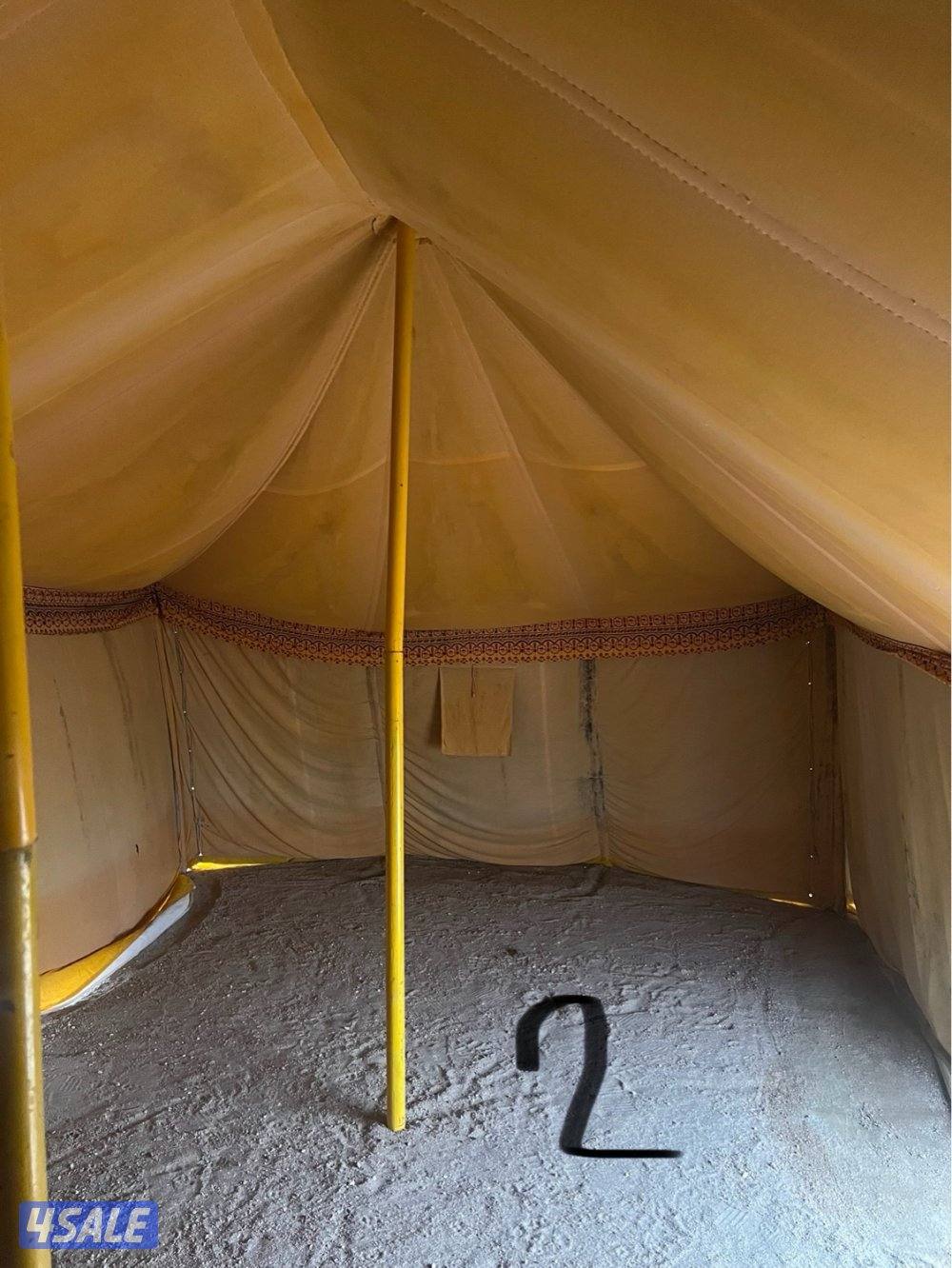 خيمتين 4/7 مصنع الشمال والبيع عليهم ثنينهم 15010