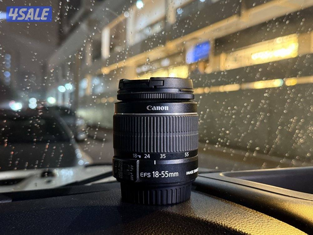 للبيع كامرة canon eos 2000D مع عدستين جدد مستعمله شهر فقط3