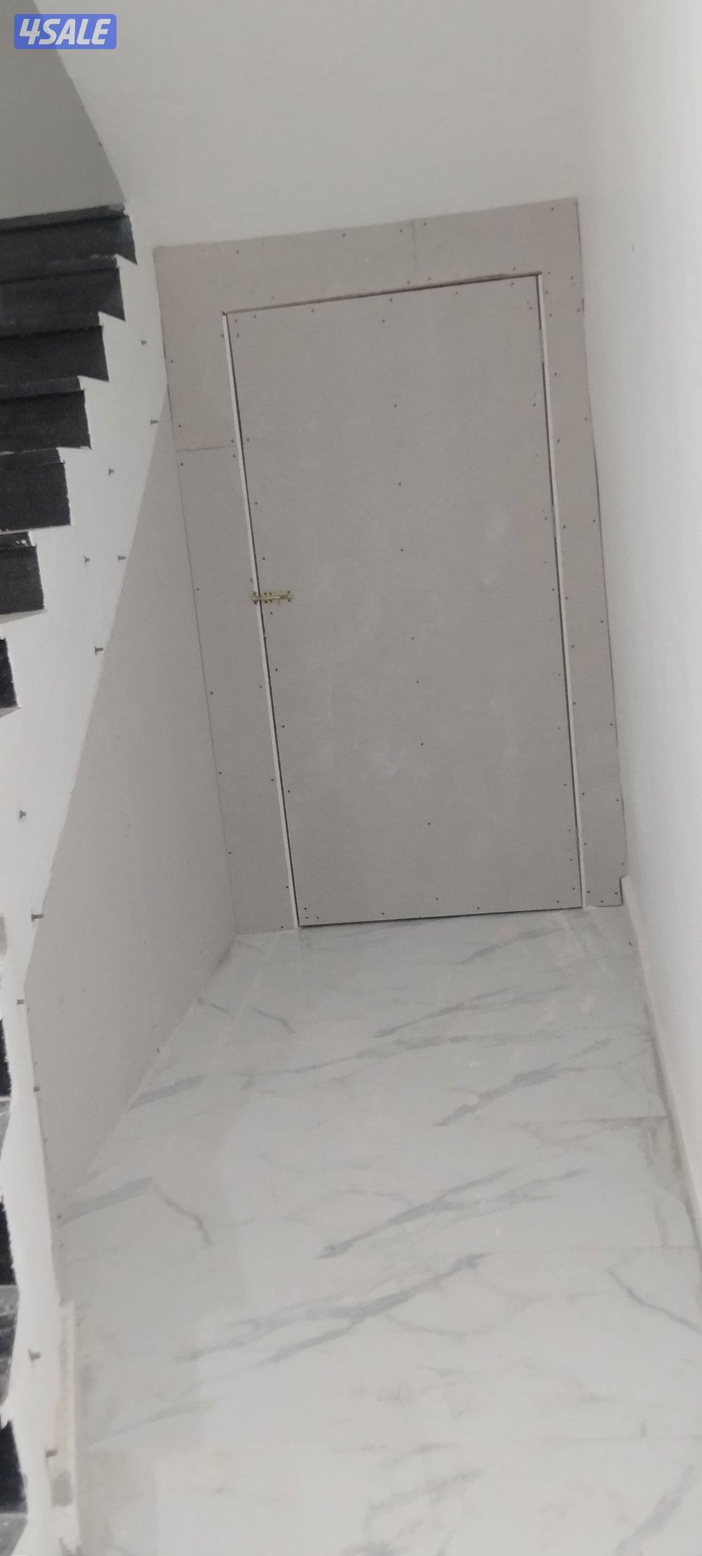 جبس بورر بارتيشن ديكور جبس باب خشب5