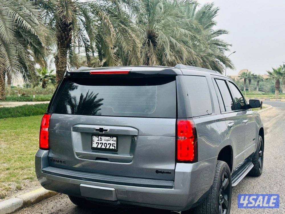 للبيع تاهو موديل 2019 بحالة الوكاله سيرفس منتظم بلاك اوت5