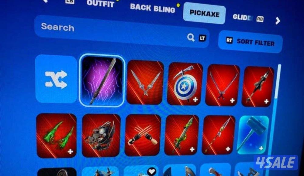 للبيع احساب فورت نادر سكليتون بنفسجي و شيطون رخيص7