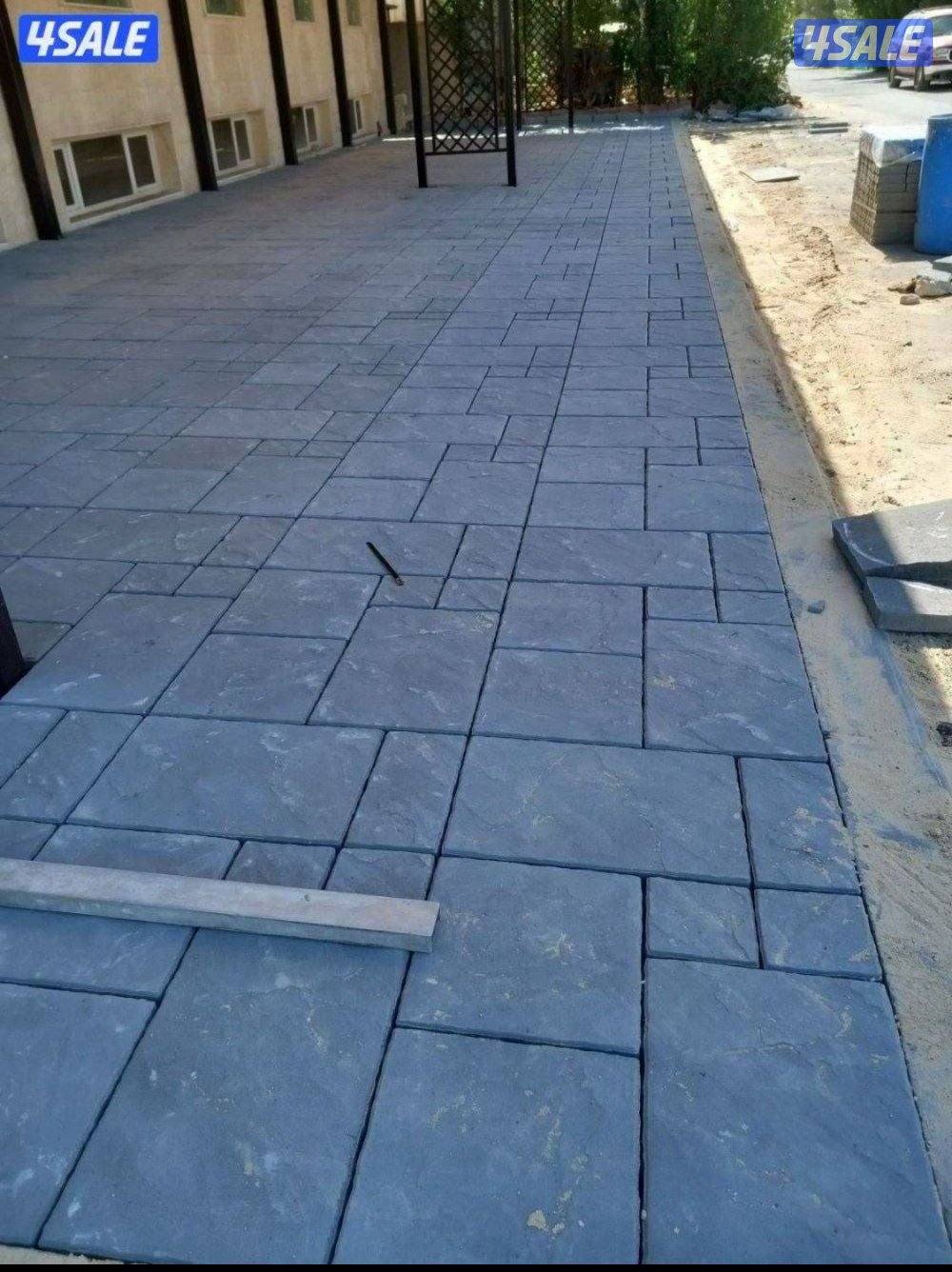 تركيب بلاط متداخل وكربستون وكاشي ومصفت سيارات10