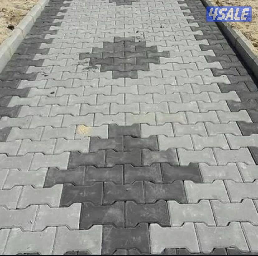 تركيب بلاط متداخل وكربستون وكاشي ومصفت سيارات11