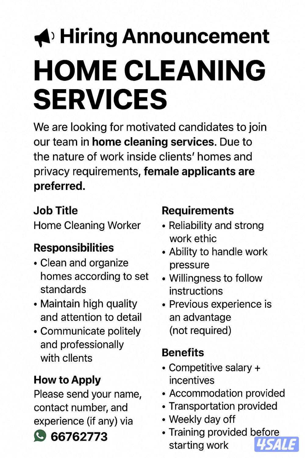 HOME CLEANING SERVICES0