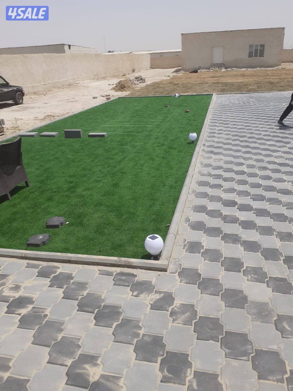 معلم تركيب بلاط متداخل وكربستون وكاشي وصبت موزاييك ارضيات ومصفت سيارات6