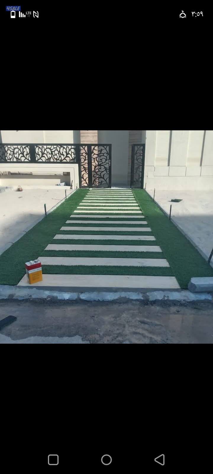 معلم تركيب بلاط متداخل وكربستون وكاشي وصبت موزاييك ارضيات ومصفت سيارات13