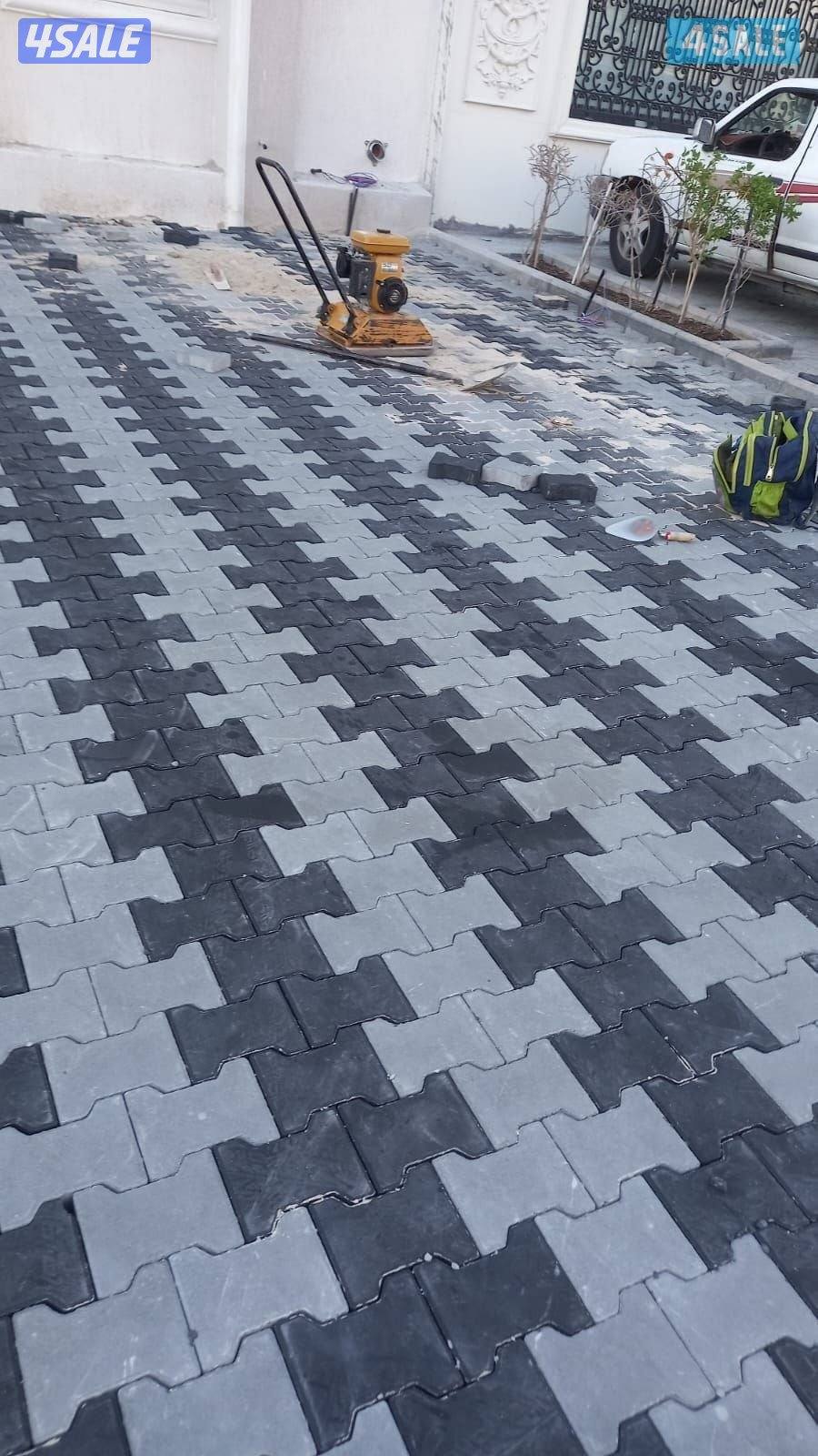 ابو محمد معلم تركيب بلاط متداخل وكربستون وكاشي وصبت موزاييك ارضيات2