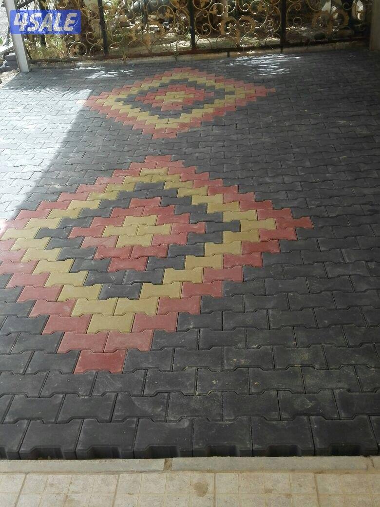 ابو محمد معلم تركيب بلاط متداخل وكربستون وكاشي وصبت موزاييك ارضيات8