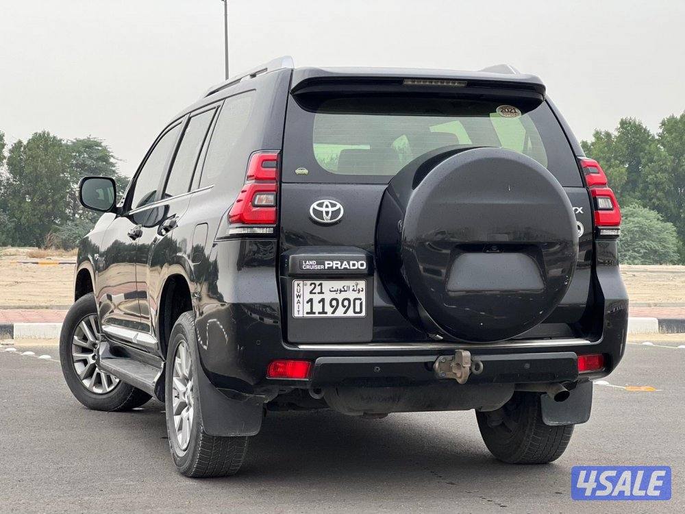 للبيع برادو 2021 VX ماشي ٦٠ الف بحالة ممتازة3