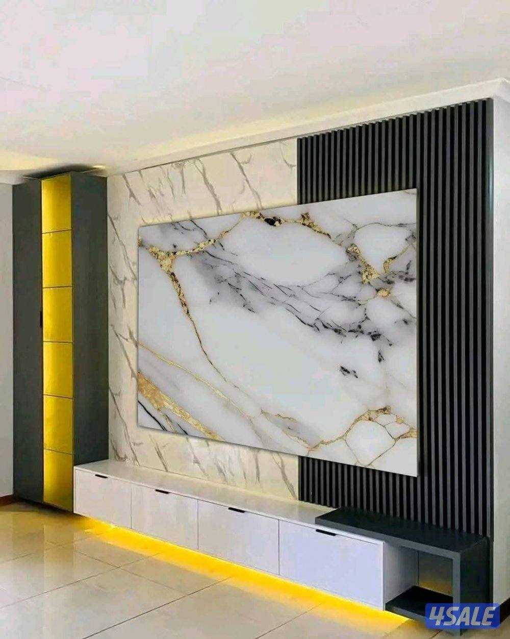 جبس بورد بديل رخام بديل خشب شيبورد صبغ تركيب جميع أنواع السيراميك12