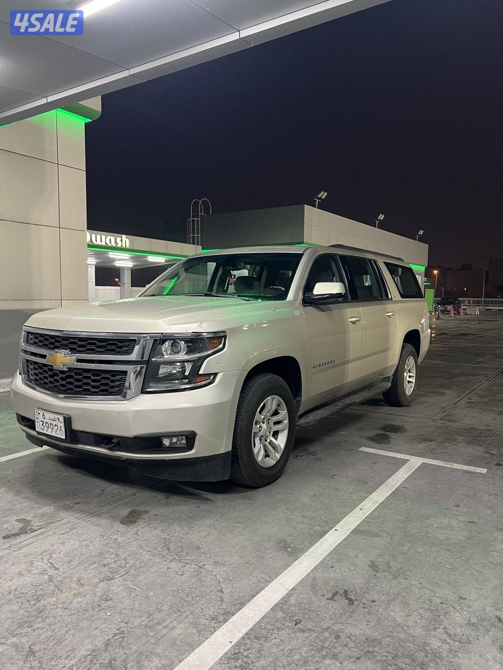 تاهو XLالغانم 2015 شرط الفحص مكينة والقير والشاصي والبدي كم قطعة1