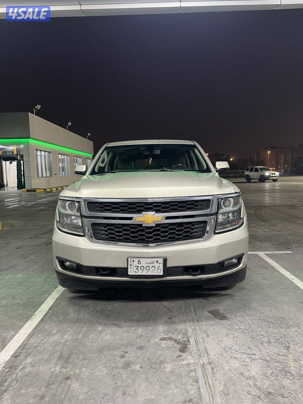 تاهو XLالغانم 2015 شرط الفحص مكينة والقير والشاصي والبدي كم قطعة3