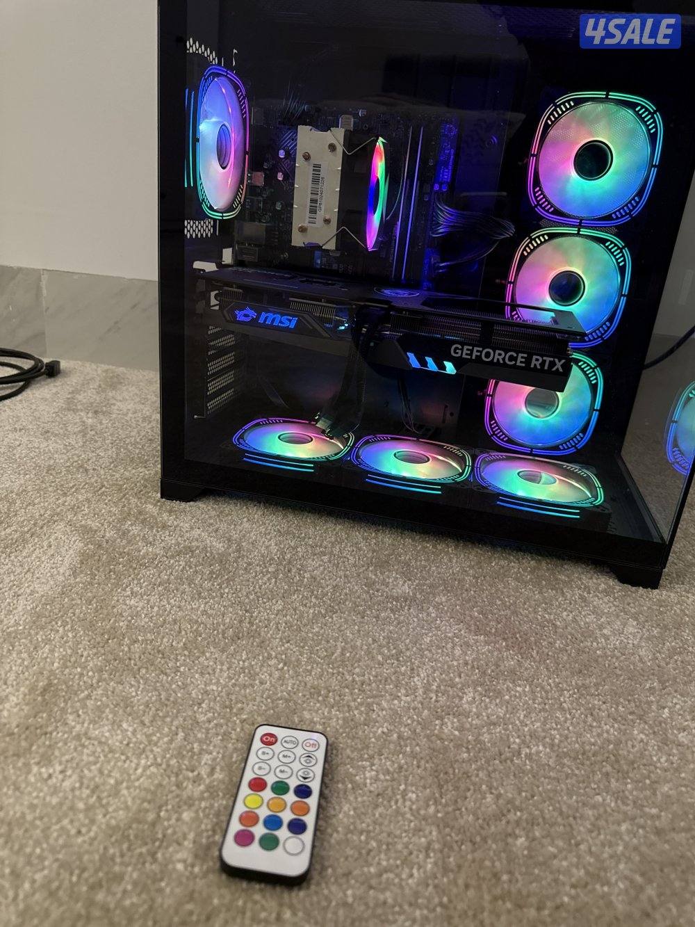 للبيع بي سي جيمنج مستعمل نظيف مافيه خراب عليه كفالة5