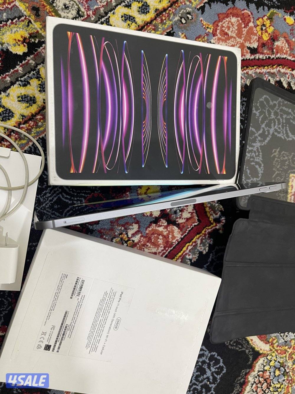 ايباد ابل برو 11 انش 256 قيقا خط شريحة 5g مو مفتوح ام تو m27