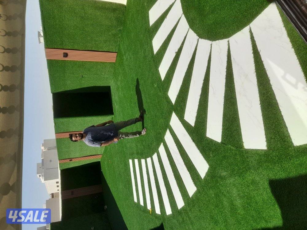 تنسيق الحدائق وتركيب السور التركي وتركيب الثيل الصناعي1