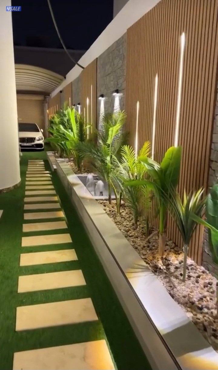 تنسيق الحدائق وتركيب السور التركي وتركيب الثيل الصناعي3