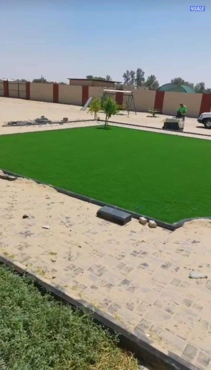 تنسيق الحدائق وتركيب السور التركي وتركيب الثيل الصناعي6