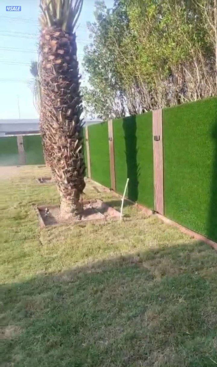 تنسيق الحدائق وتركيب السور التركي وتركيب الثيل الصناعي8