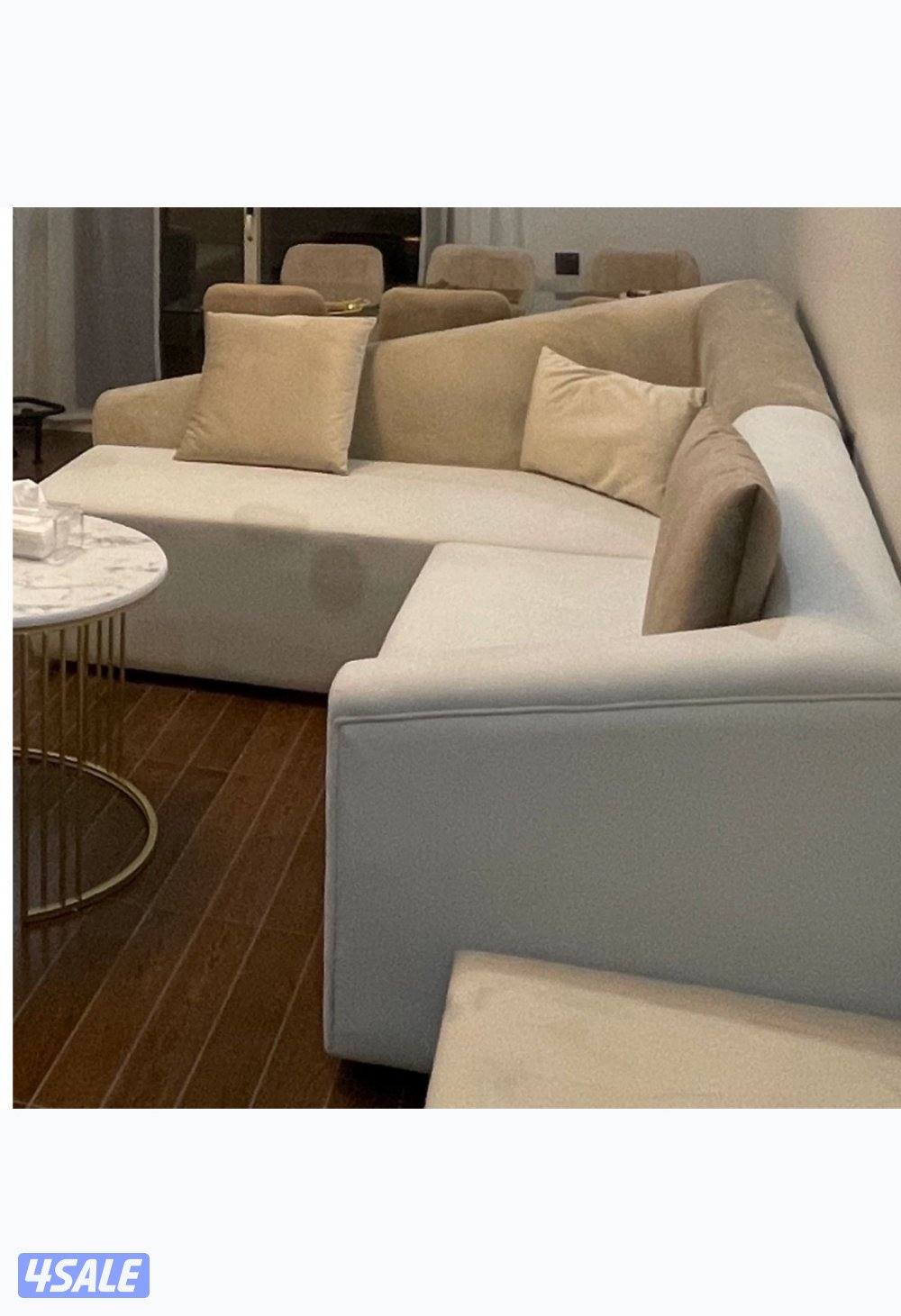 2 pieces sofa with 1 puff ٢ قطعة كنب + ١ بف2
