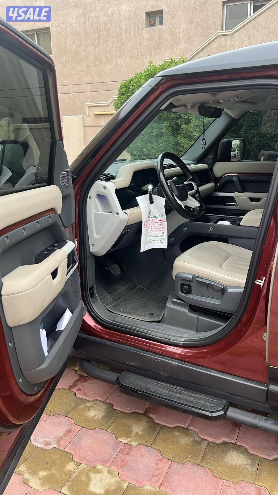 دفندر 110 موديل ٢٠٢٠ وارد الوكاله عداد ١٩٩ ألف شرط الفحص صبغ ٣ قطع2