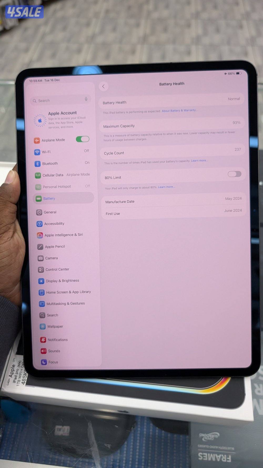 Apple iPad Pro M4 13 inch (1tb)1