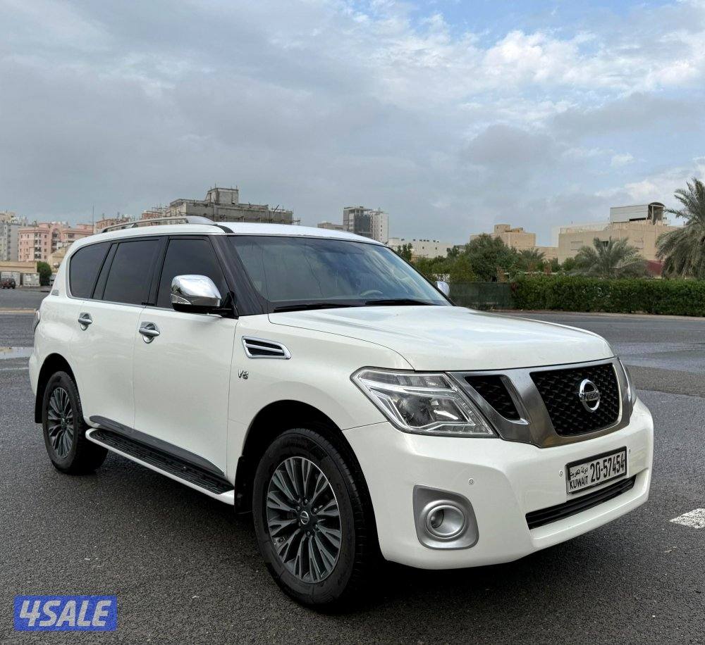 بحالة ممتازة جدا جيب نيسان باترول بلاتينيوم 2012 البابطين فحص1