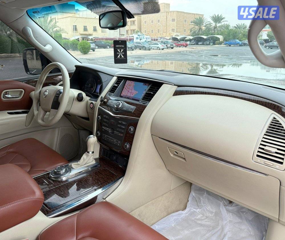 بحالة ممتازة جدا جيب نيسان باترول بلاتينيوم 2012 البابطين فحص9