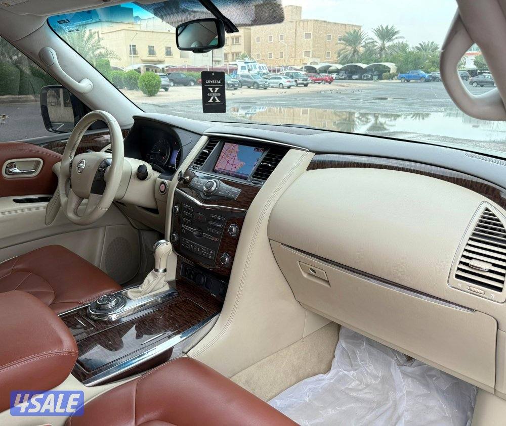 بحالة ممتازة جدا جيب نيسان باترول بلاتينيوم 2012 البابطين فحص10