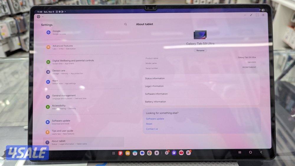 Samsung tab S9 ultra (1tb)1