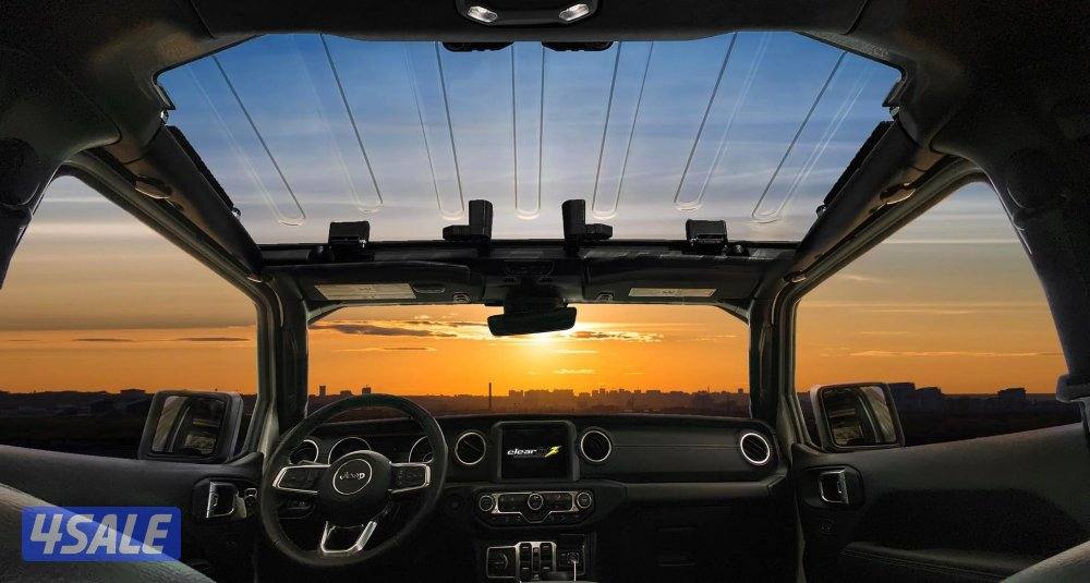 Clear Top 2018–2025 Jeep Wrangler Panoramic Freedom Top0