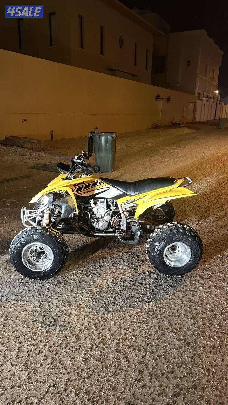 ياماها كبريتر شرط الفحص تواير جدد مو ناقصه لايدق الا الصامل yfz .4500